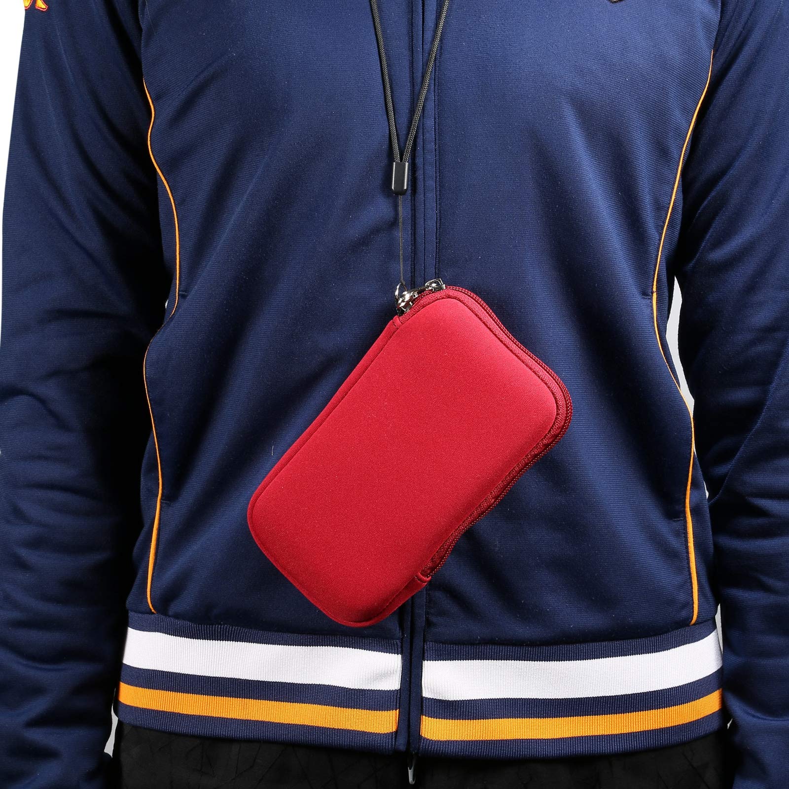 ZORSOME Neoprene Phone Pouch for iPhone 12 mini/SE 2020/11 Pro/XS/X/8/6 - Waterproof & Shockproof for Outdoor Activities