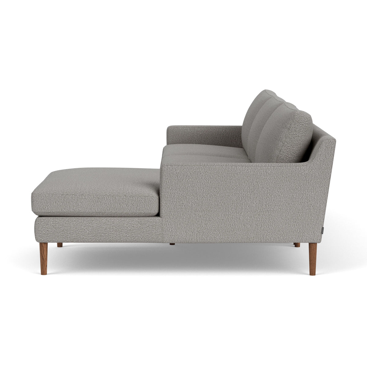 Astha Boucle Right Chaise Sofa - Modern Upholstered Sectional Couch with Chaise Lounge for Living Room, Family Room & Apartment Decor