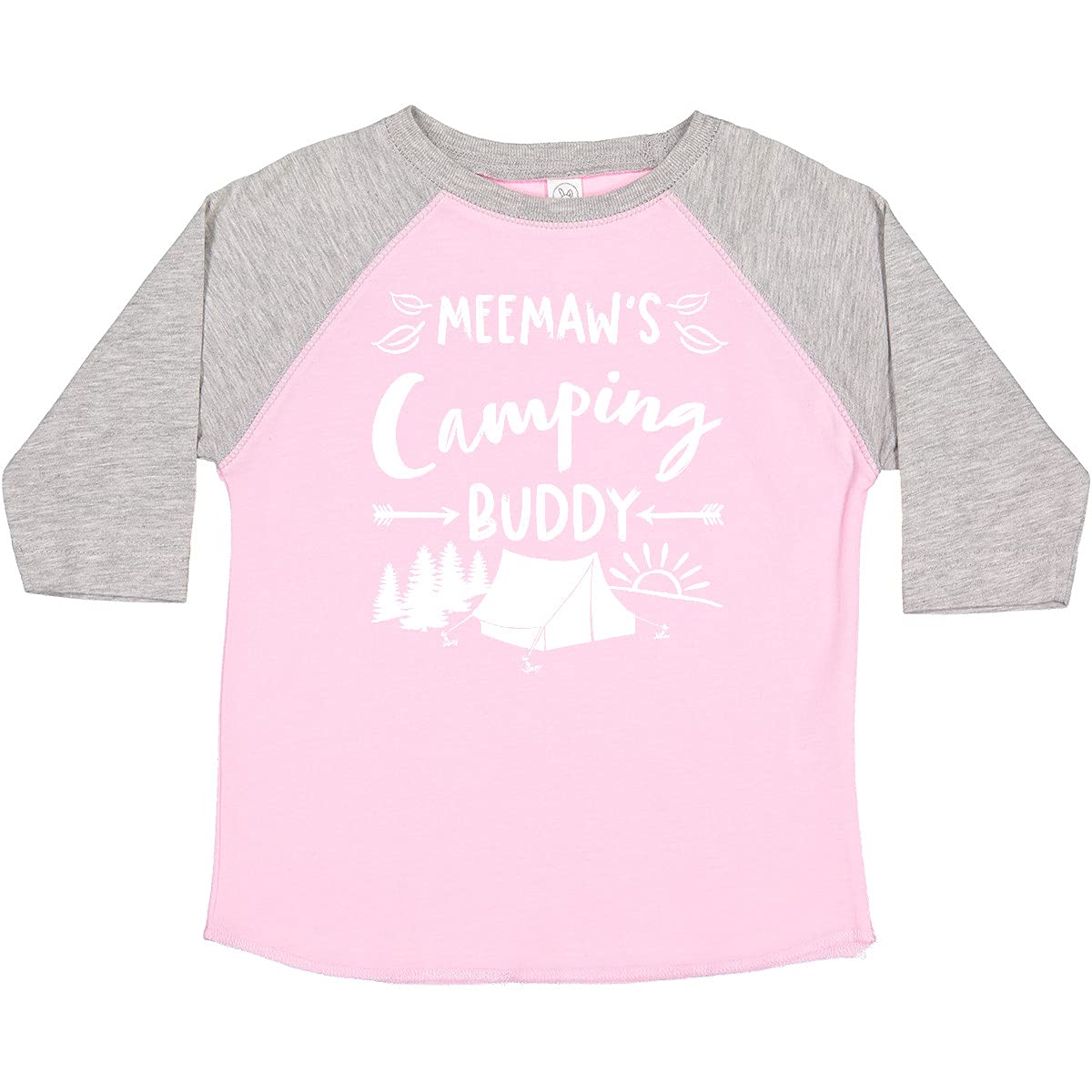 Inktastic Meemaw's Camping Buddy Toddler T-Shirt - Cute Camping Graphic Tee for Toddlers - Perfect for Outdoor Adventures & Family Camping Trips