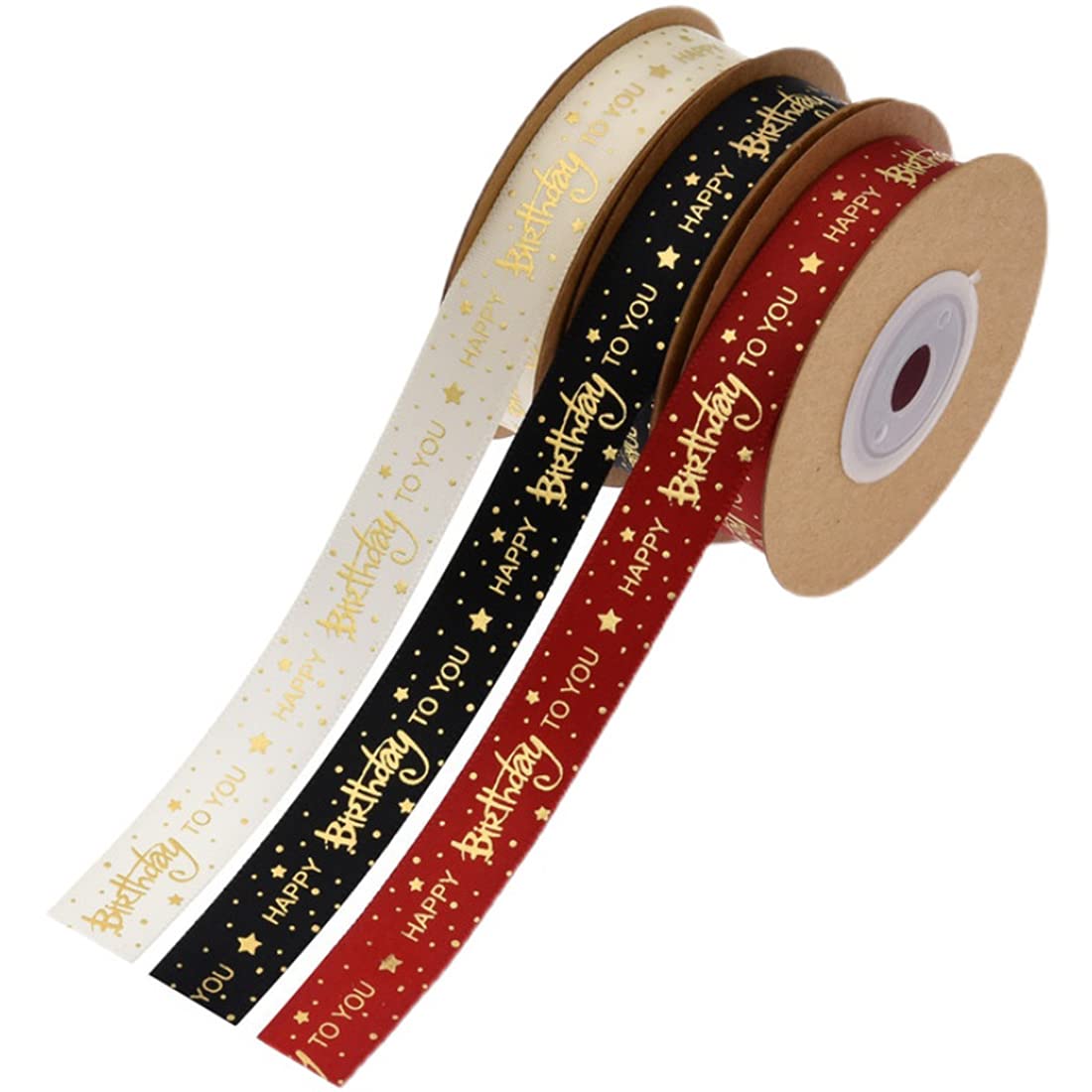 5/8 Inch x 20 Yards Black Satin Ribbon for Gift Wrapping, DIY Crafts, Wreath Making, Party Decorations - Perfect for Birthday, Wedding, Christmas & Holiday Celebrations