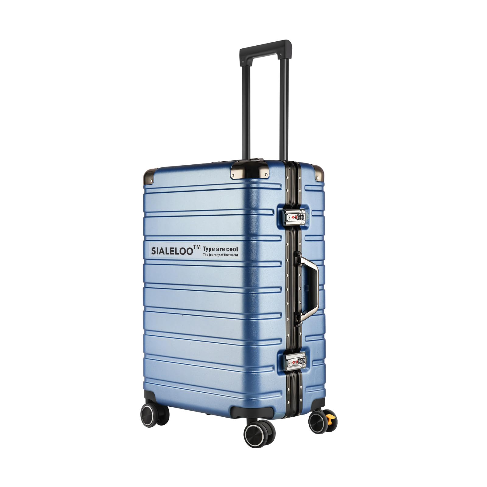 26 Inch Zipperless Checked Luggage with TSA Lock | Scratch-Proof Hardshell Suitcase with Silent Wheels | Lightweight Carry-On for Business Travel & Vacation | Grey Spinner Luggage for Airplane & Train Trips
