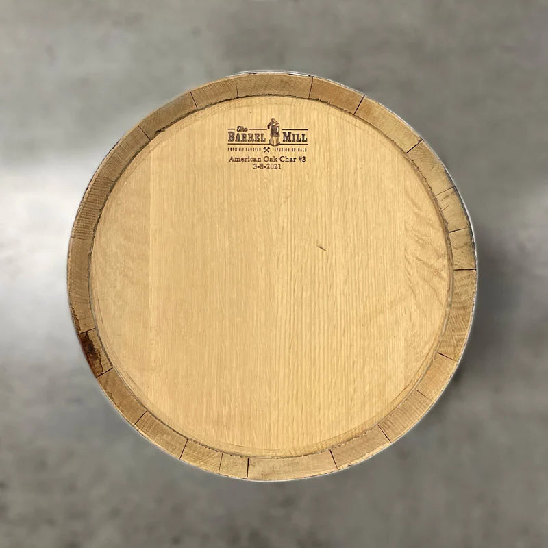 15 Gallon Corsair Distillery Peated Whiskey Barrel - Fresh Dumped, Once Used Oak Cask for Home Brewing & Aging Spirits - Perfect for Whiskey, Bourbon, Rum & Craft Cocktails
