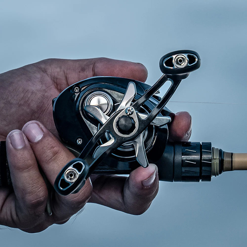 Florida Fishing Products Bahia Baitcasting Reels - Professional Saltwater & Freshwater Fishing Gear for Bass, Trout, and Saltwater Game Fish - Perfect for Surf, Pier, and Boat Fishing