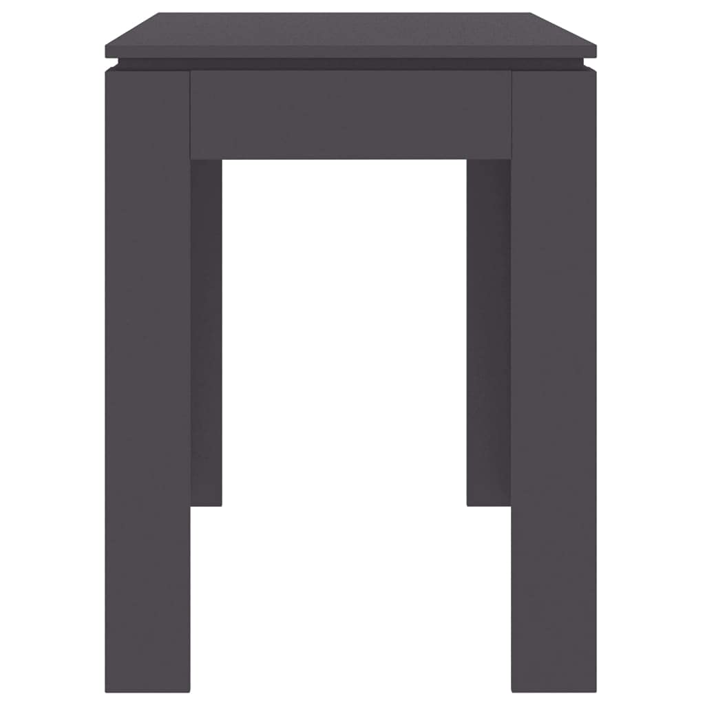 Modern Gray Height-Adjustable Dining Table - 47.2