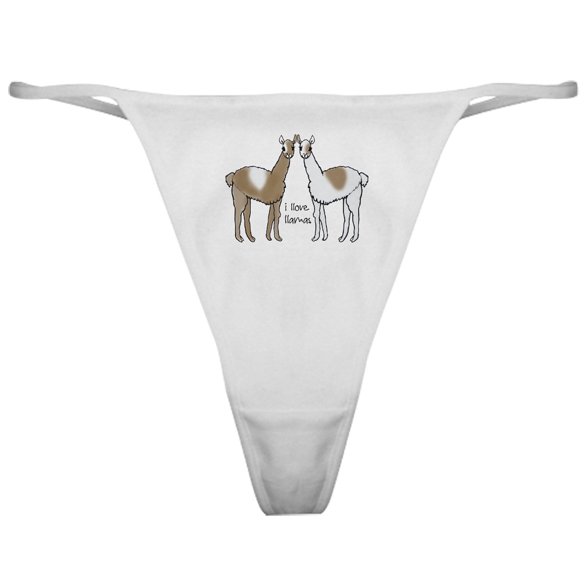 I Love Llamas Classic Thong Underwear for Women - Soft & Comfortable Panties - Perfect for Casual Wear, Sleep & Everyday Use