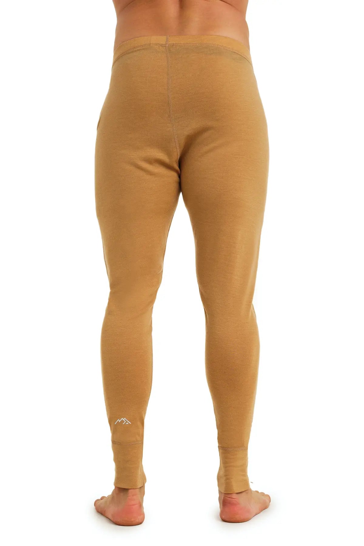 Men's Merino Wool Pants 165 Camel - Soft & Breathable Winter Hiking & Travel Trousers for Outdoor Adventures