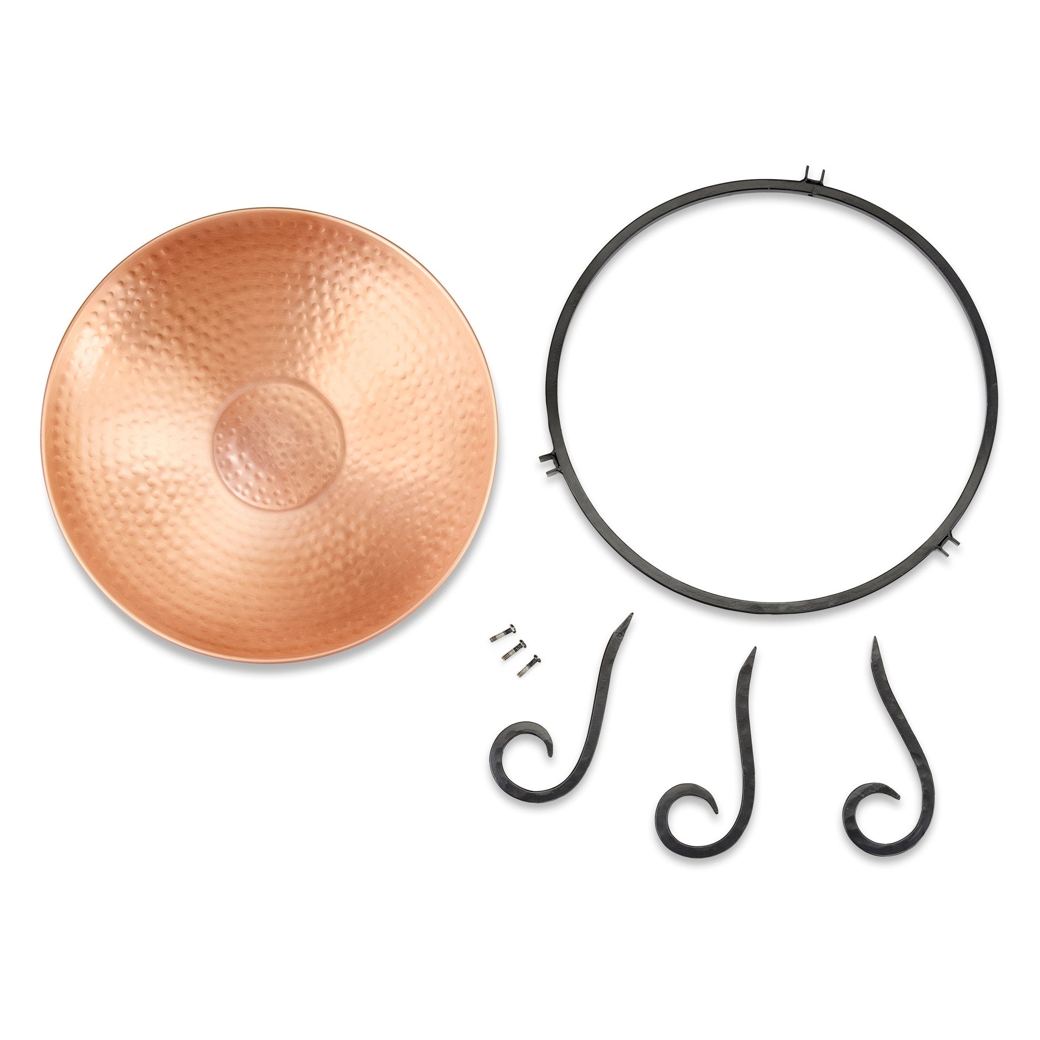 Freestanding Copper Birdbath for Garden - Outdoor Decorative Bird Bath with Rust-Resistant Finish | Perfect for Backyard, Patio & Wildlife Habitat