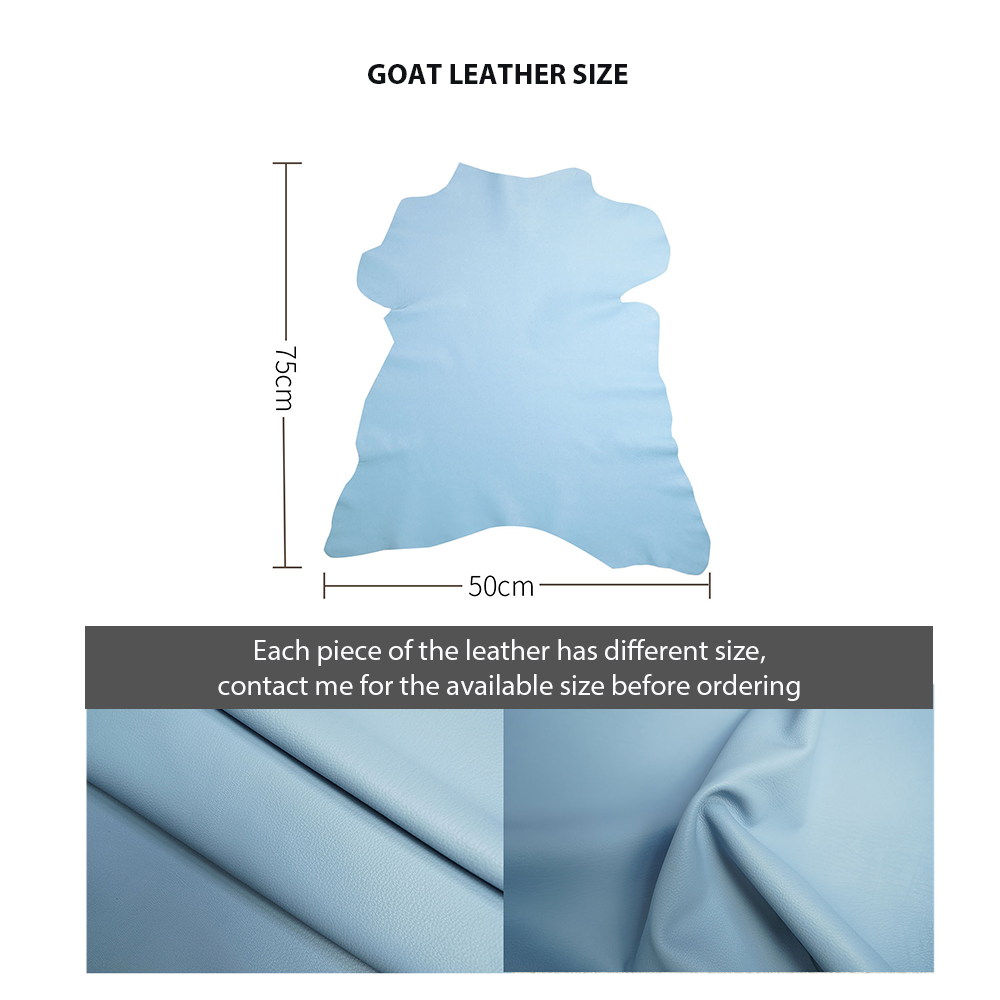 Premium Genuine Goat Leather for Handmade Crafts - GLP230610 | Durable & Soft for Wallets, Bags & DIY Projects