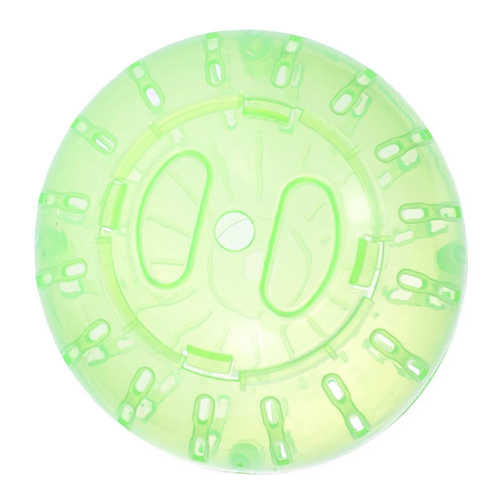 Clear Hamster Exercise Ball - Fun Running Wheel for Dwarf Hamsters, Guinea Pigs & Chinchillas | Small Pet Activity Toy for Indoor Play & Exercise | Perfect for Cage-Free Playtime & Safe Exploration