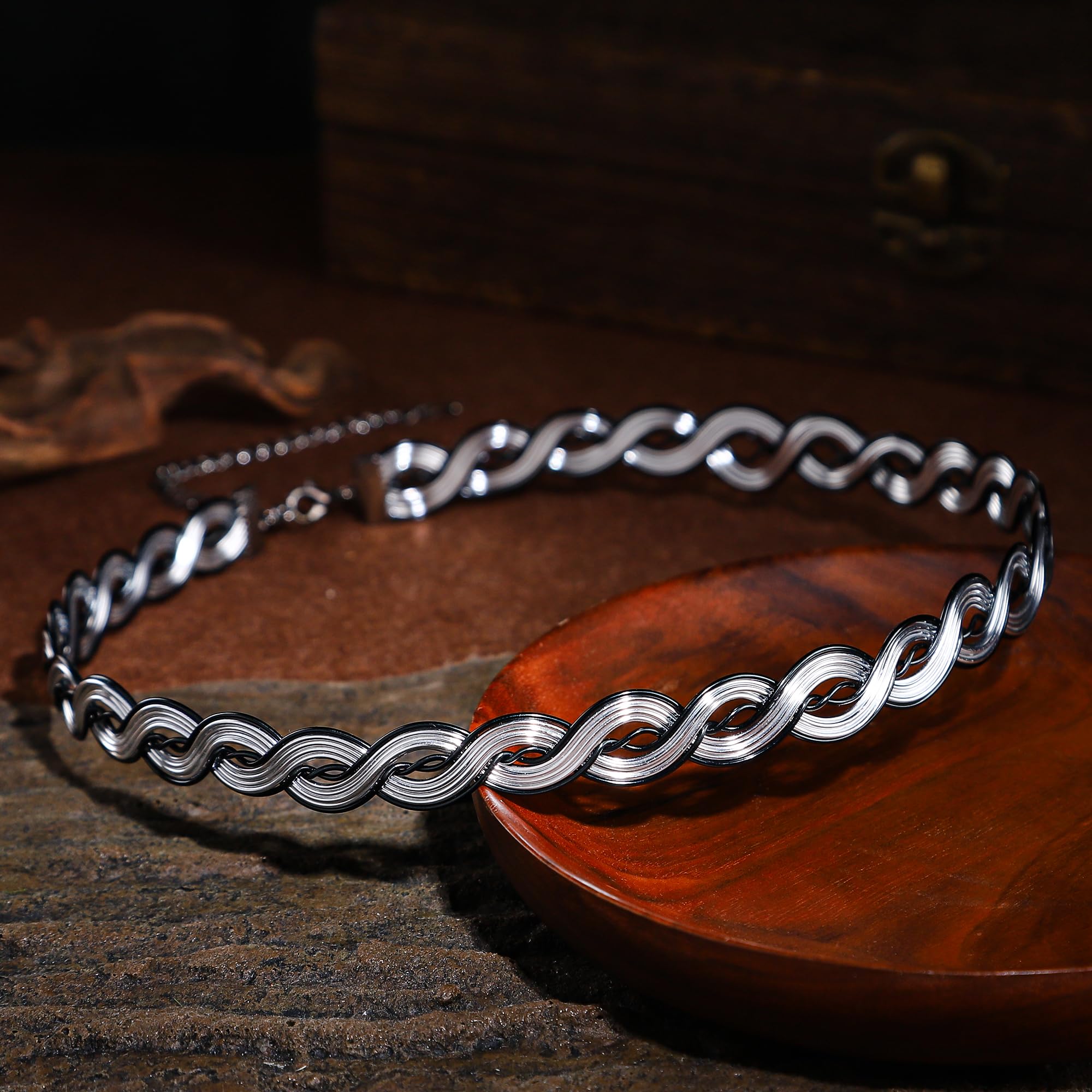 Handmade Renaissance Fairy Circlet - Viking Elf Crown with Celtic Braids | Medieval Nordic Headpiece for Men & Women | Perfect for Halloween, Cosplay, Renfaire & Festival Costume Accessories