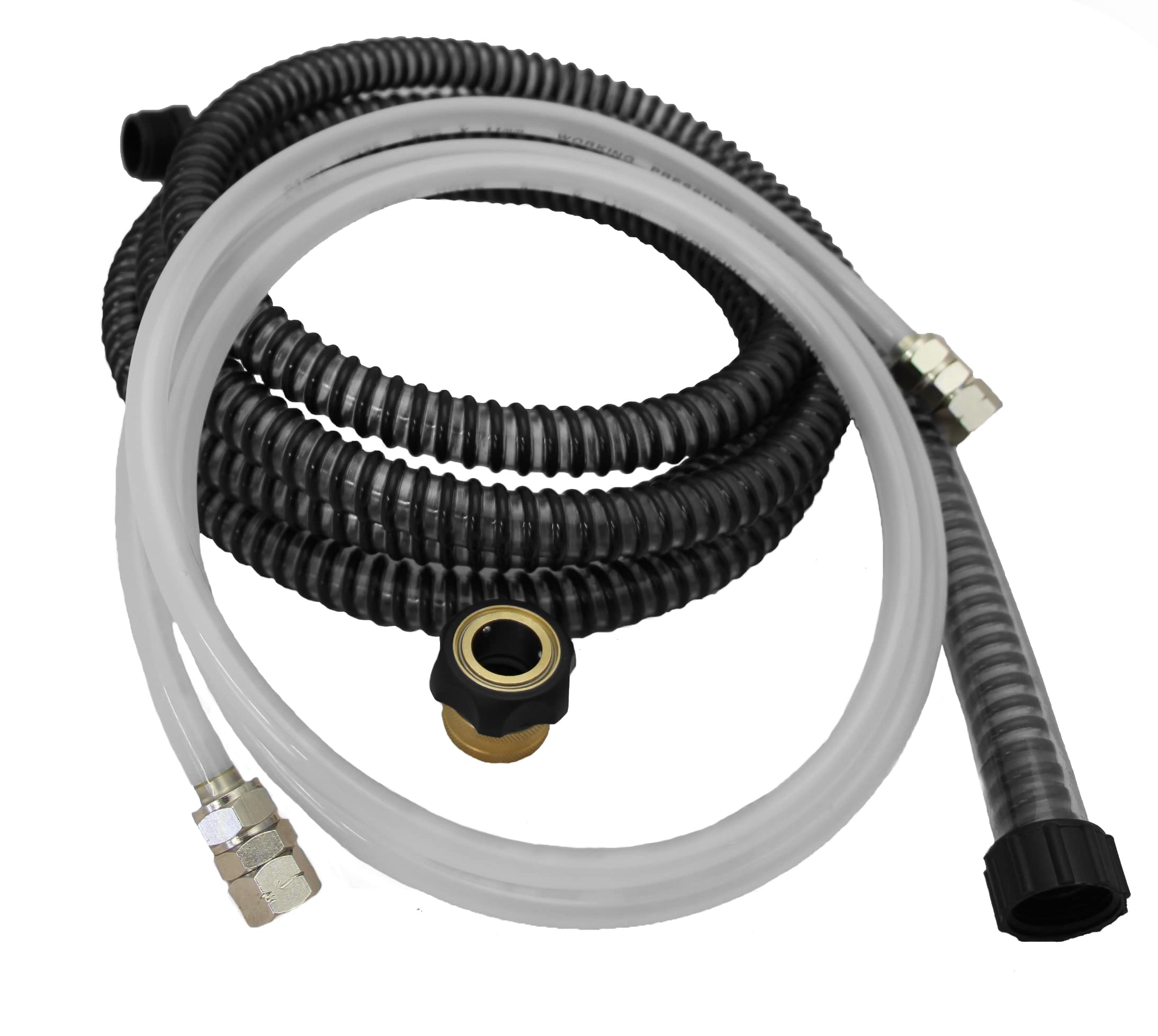 Fuji Spray 5420 Fluid & Air Hose Combo Kit for 2Qt. Pressure Pot - Professional Spray Painting System for Automotive, Woodworking & DIY Projects - Perfect for HVLP Spray Guns and Airbrushing