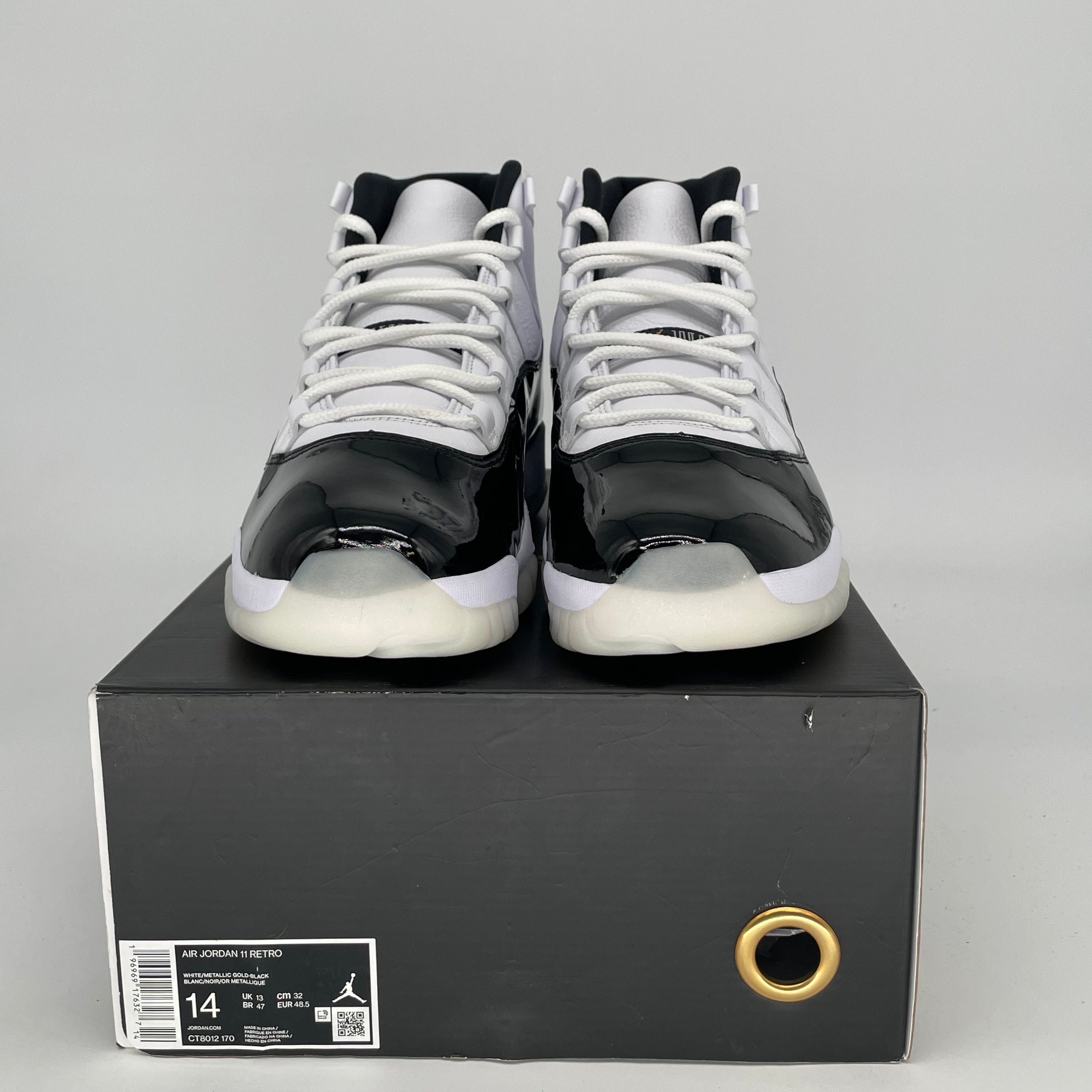 AIR JORDAN 11 DMP GRATITUDE Basketball Shoes Men's Size 14 (CT8012-170) - Perfect for Court Play & Sneaker Collectors