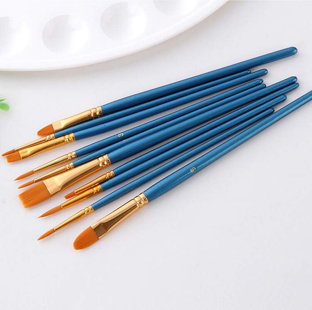 Magik 36 Color Fundamental Watercolor Pan Artist Set with 10 Professional Paint Brushes - Perfect for Beginners, Students & Professional Artists - Ideal for Sketching, Painting & Art Projects