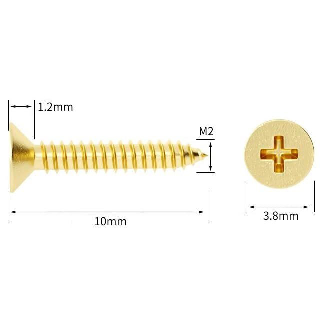 1Pcs 3 Inch Gold Metal House Numbers with M2 Screws - Solid Zinc Alloy Address Plaque for Mailbox, Apartment, Office & Hotel - Weatherproof Outdoor Number Sign for Home Entrance, Front Door & Property Identification