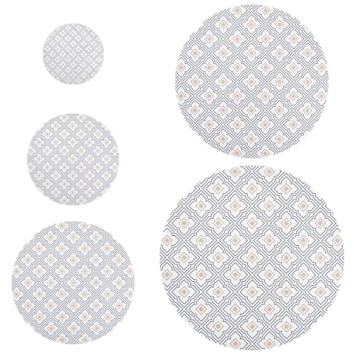 White Retro Plaid Pattern36