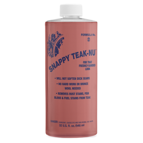 Star Brite Snappy Teak Cleaner & Restorer #2 - Restores & Protects Teak Wood Furniture & Boat Decks - Perfect for Outdoor & Marine Use