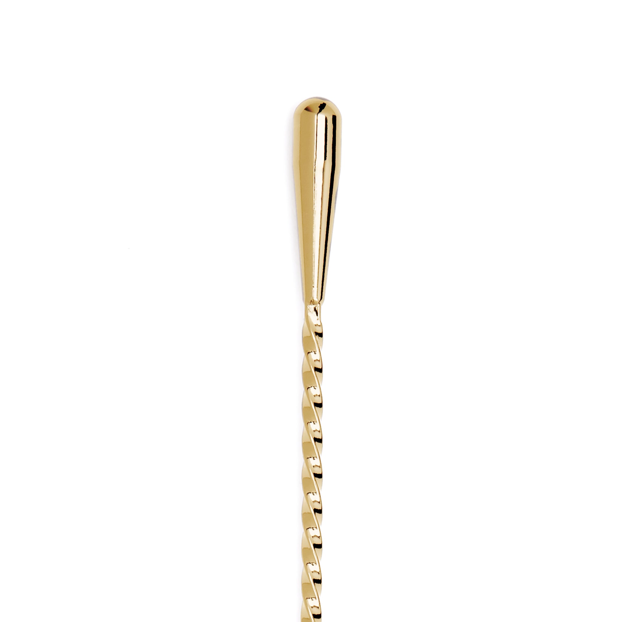 Gold Plated Teardrop Bar Spoon - 30cm Cocktail Mixing Tool for Bartenders & Home Bars | Perfect for Crafting Cocktails, Stirring Drinks & Garnishing