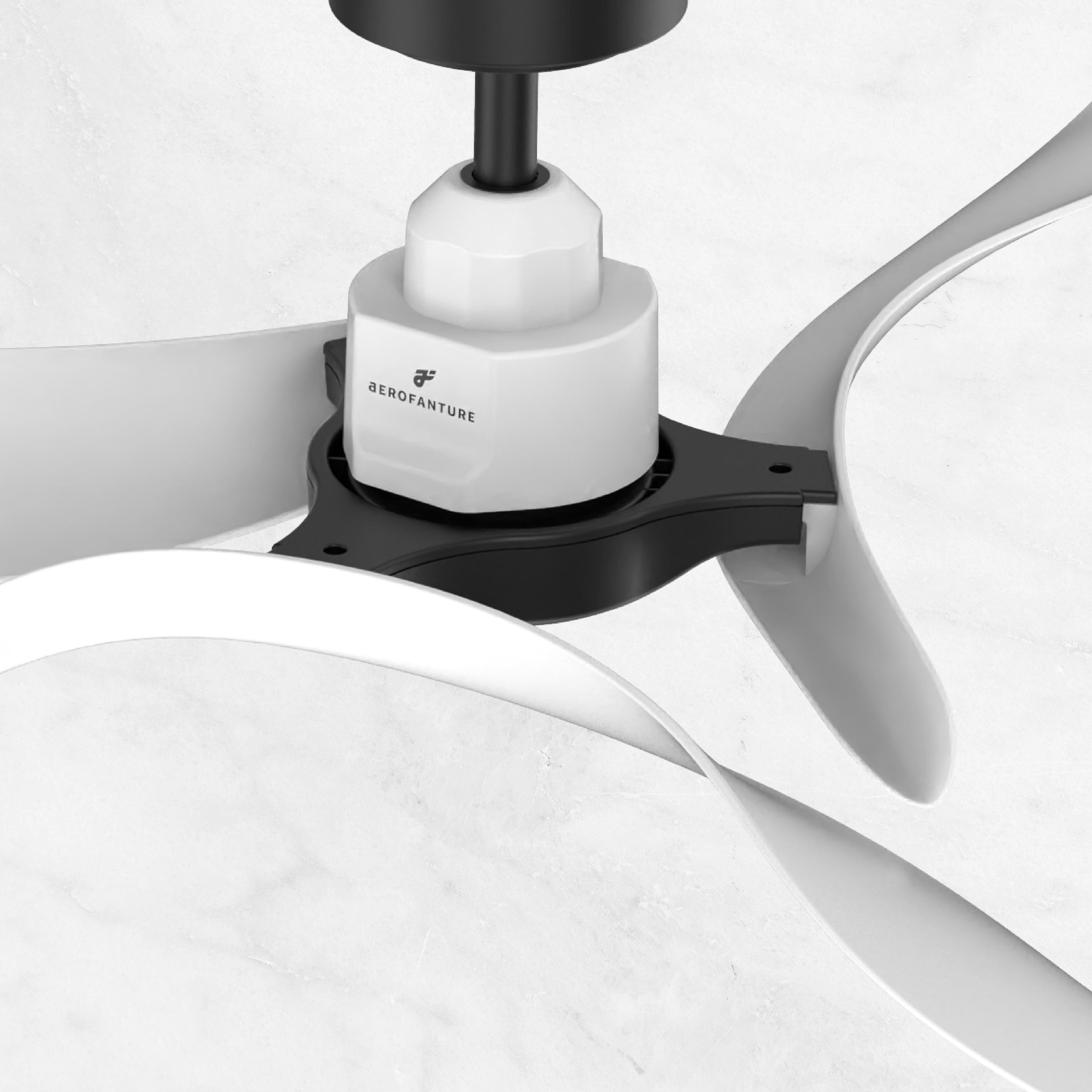 54 DC Motor 6 Speed Black Ceiling Fan - Energy Efficient Quiet Operation for Bedroom, Living Room & Office