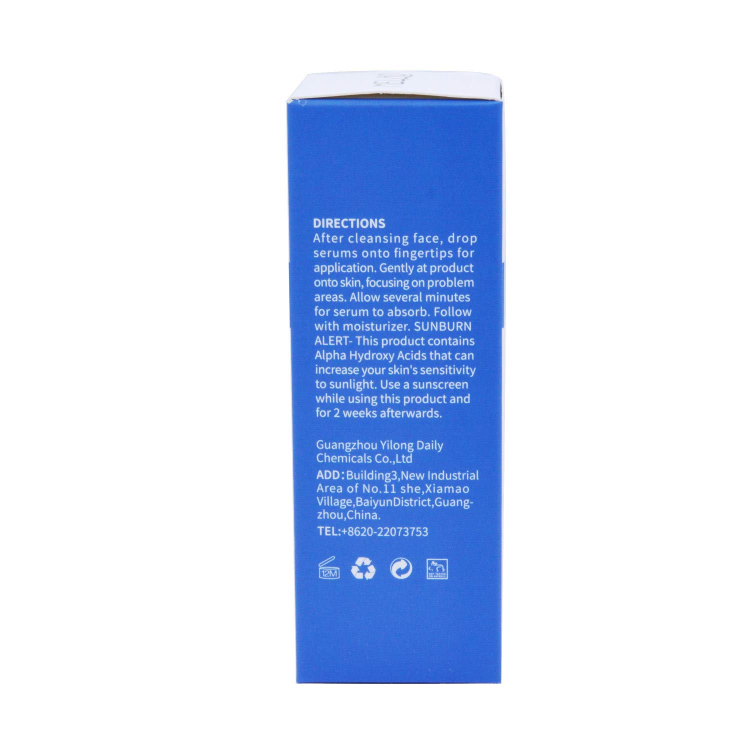 AHA Alpha Hydroxy Acid Serum - Skin Renewal & Resurfacing Treatment for Dull, Congested Skin | Exfoliating Facial Serum 30ml | Brightens & Smooths Skin for Daily Skincare Routine
