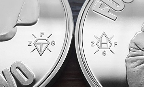 ZFG Inc. Decision Maker Novelty Coin - Silver Giftable Token for Fun Choices & Games (Perfect for Parties, Gifts, and Decision-Making Fun)