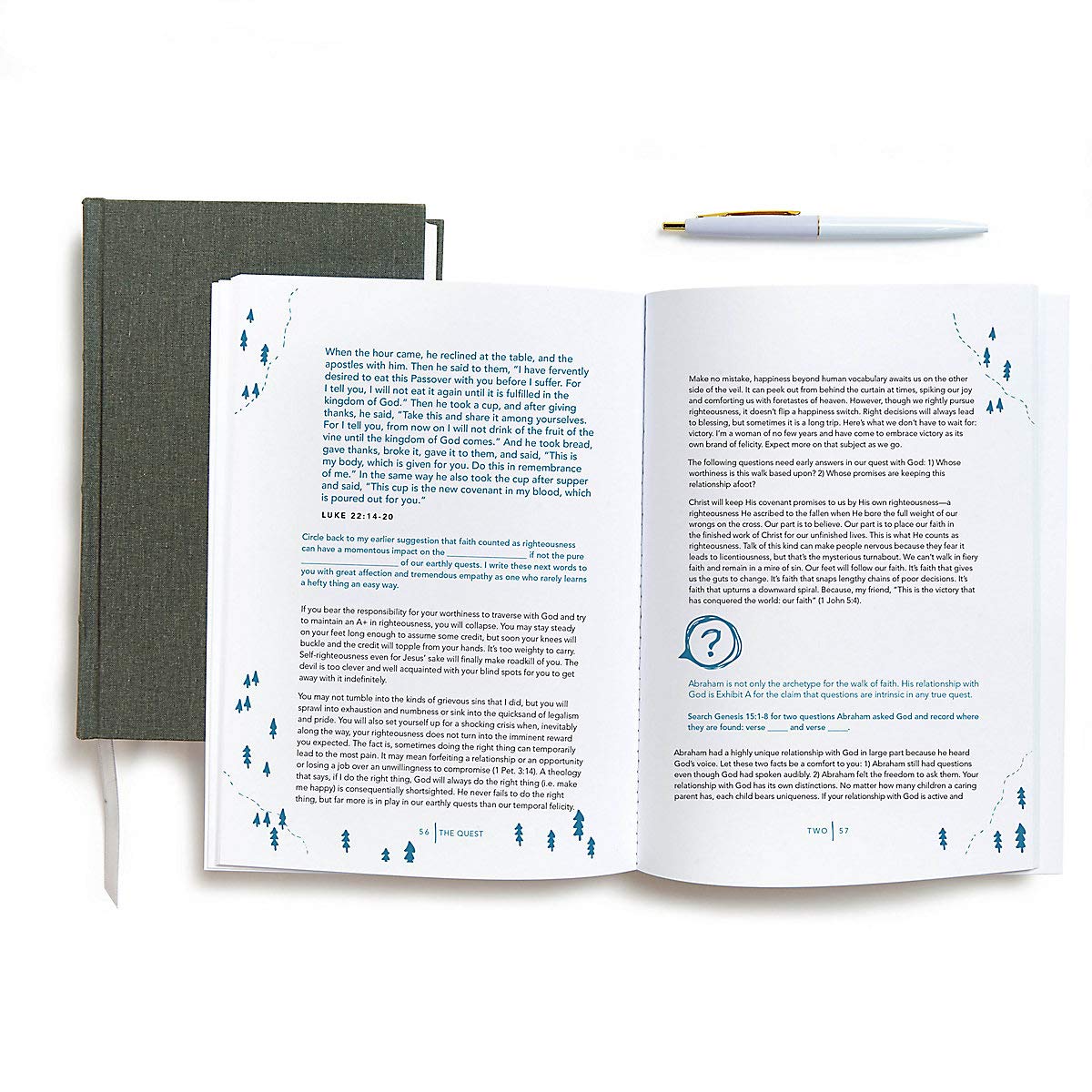 The Quest - Christian Study Journal: A Devotional Guide for Deepening Your Relationship with God | Perfect for Bible Study, Prayer Groups & Personal Spiritual Growth