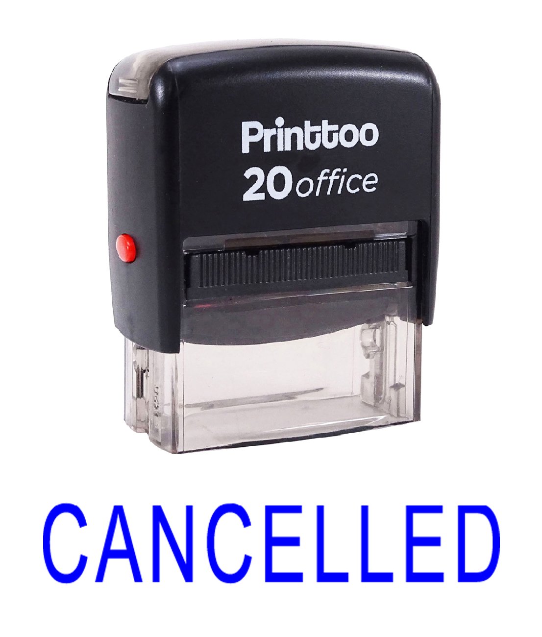 Custom Self-Inking Rubber Stamp for Office & Business – Blue Ink, Personalized Stationery Stamp – Perfect for Mail, Documents, and Paperwork