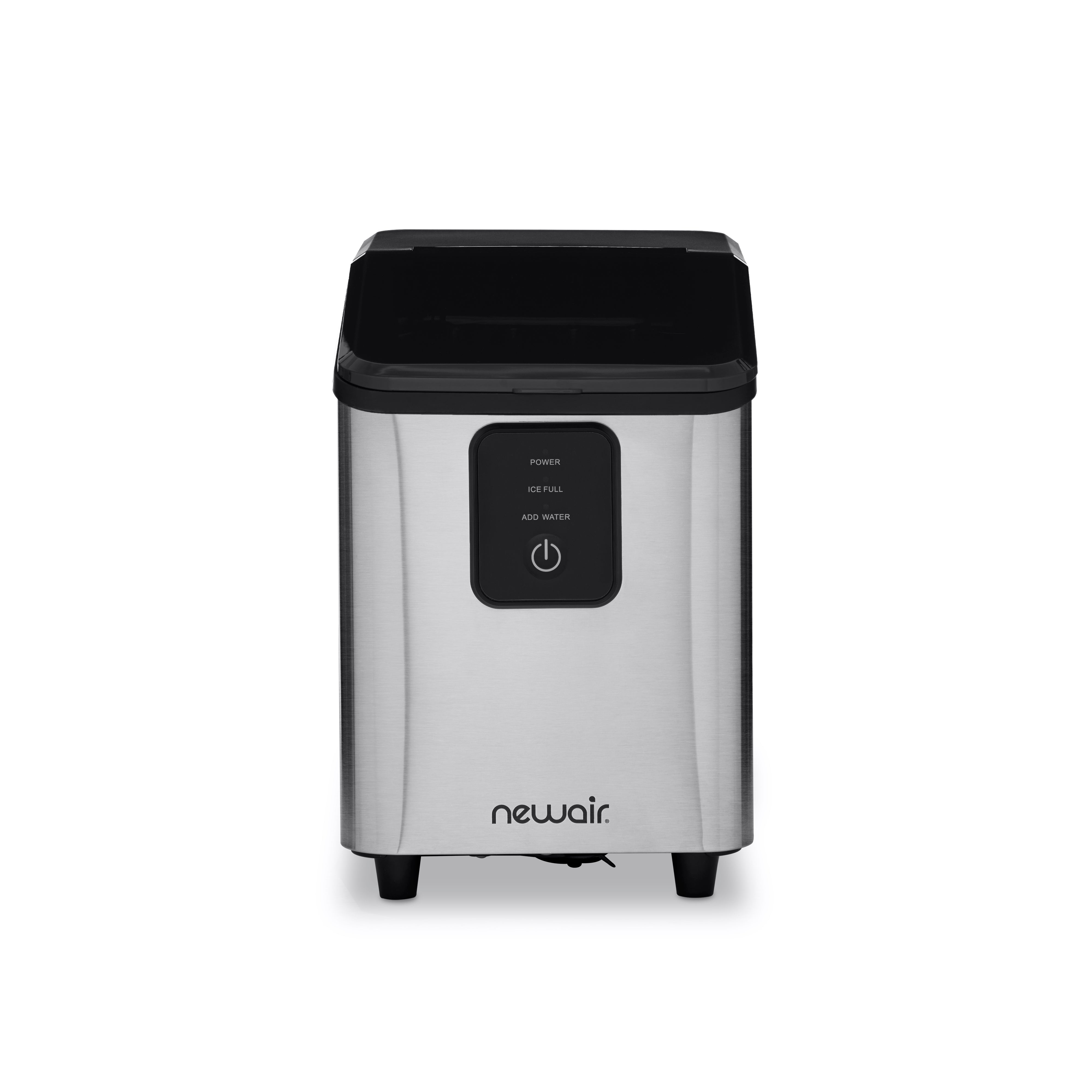 Newair® Stainless Steel Mini Countertop Bullet Ice Maker - 26lbs/Day Ice Production for Cocktails, Beverages & Home Bars