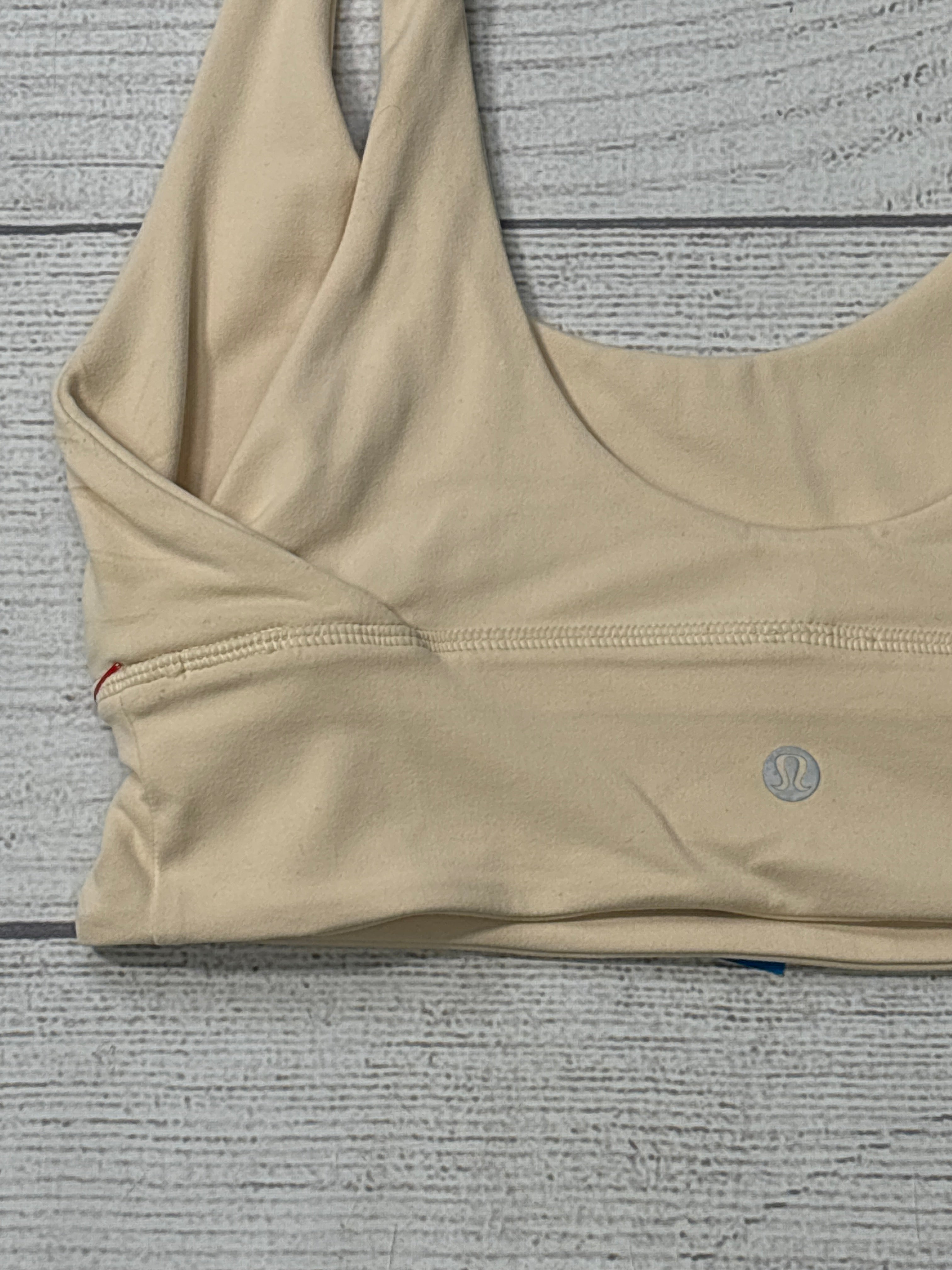 Lululemon Women's Yellow Athletic Sports Bra Size S - High Support Workout, Running, Yoga & Gym Activewear