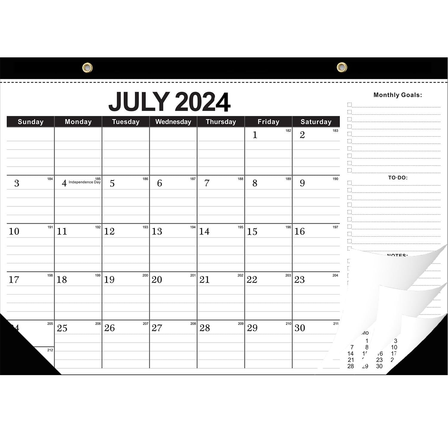 Kyweel 2024-2025 Monthly Desk & Wall Calendar Planner - 17