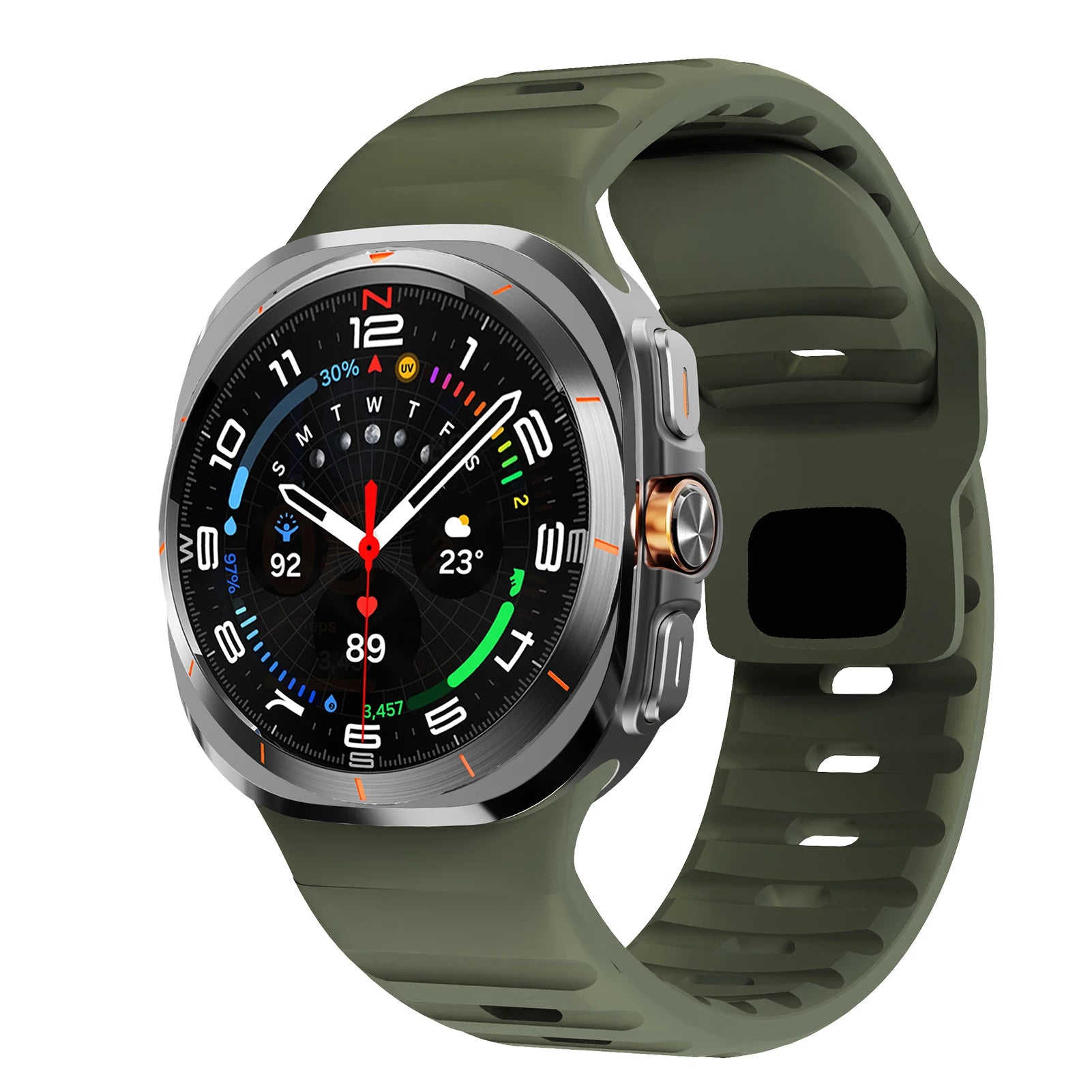 Durable Silicone Bands for Samsung Galaxy Watch Ultra - Comfortable & Stylish Replacement Straps for Workouts, Running & Outdoor Activities