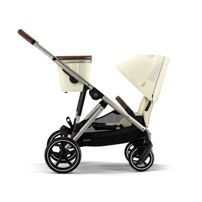 Gazelle S 2 Convertible Stroller - Lightweight Travel Stroller for Toddlers & Infants, Seashell Beige | Perfect for Air Travel, Shopping & Everyday Use