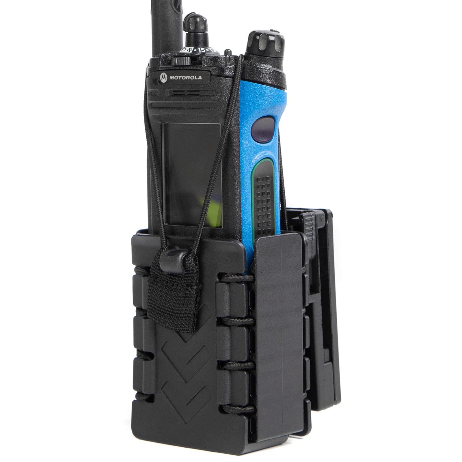 Tactical Molle Radio Holster Pouch - Universal Walkie Talkie Holder for BaoFeng UV5R, Kenwood, Icom, Retevis & More (2.9