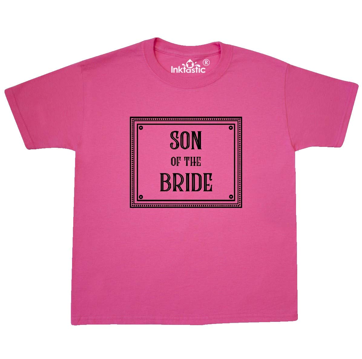 Inktastic Son of The Bride Youth T-Shirt - Funny Wedding Party Outfit for Boys - Perfect for Groomsmen, Ring Bearers & Special Occasions