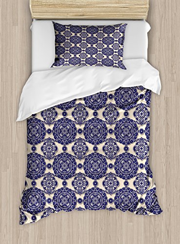 Beige Navy Blue