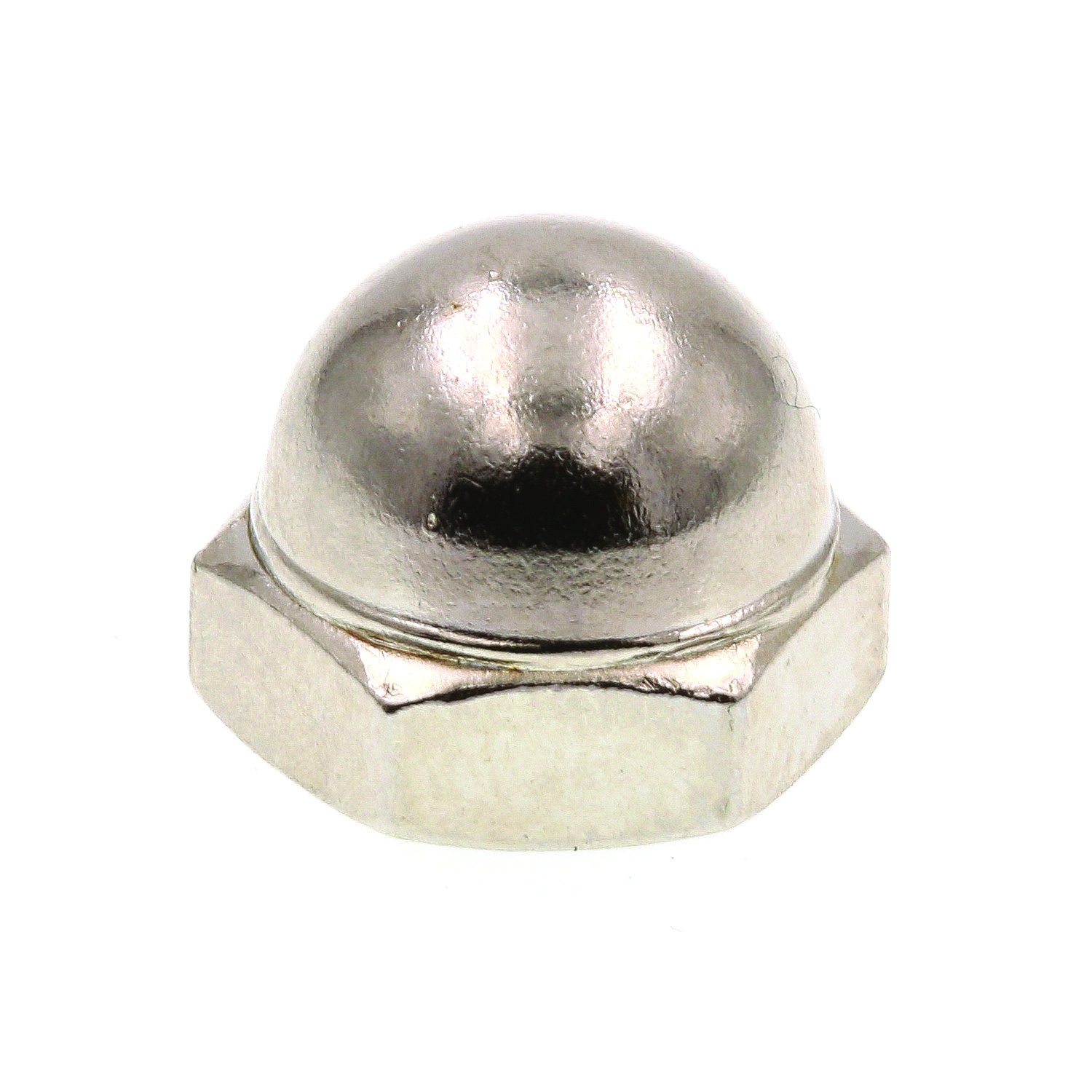 Prime-Line 9077177 #10-32 Zinc Plated Steel Acorn Cap Nuts (50-Pack) - Perfect for Furniture Assembly, Automotive Repairs & DIY Projects