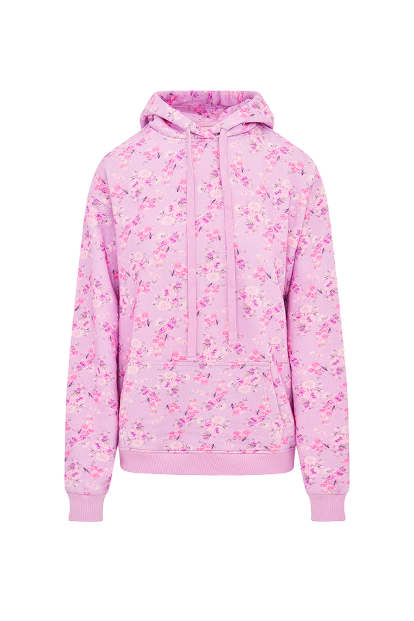 Nacova Floral Cotton Hoodie - Soft & Comfortable Women's Pullover Sweatshirt with Hibiscus Print | Perfect for Casual Outfits, Loungewear & Spring Fashion