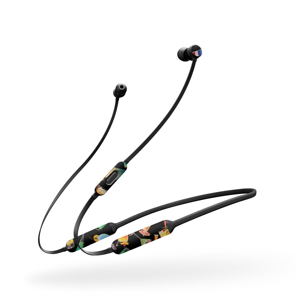 MightySkins Vinyl Decal Wrap Cover Compatible with BeatsX Wireless Headphones - Cocktail Therapy Design | Protective & Durable Skin for Headphones | Easy to Apply & Remove | Made in USA | Perfect for Gym, Travel & Daily Use