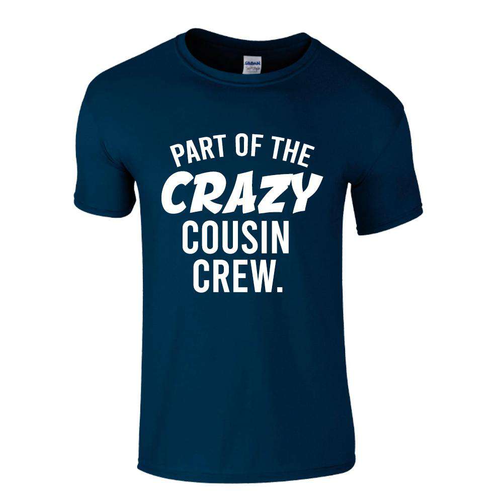 Crazy Cousin Crew Tees (MRK X) - Trendy Graphic T-Shirts for Men & Women - Perfect for Casual Wear, Family Gatherings & Street Style