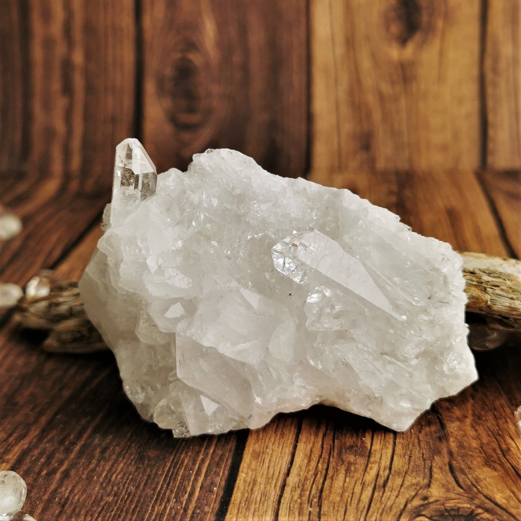 Natural Brazilian Quartz Crystal Cluster - Raw Healing Stones for Meditation, Reiki & Home Decor | Spiritual Energy, Chakra Balancing & Positive Vibes