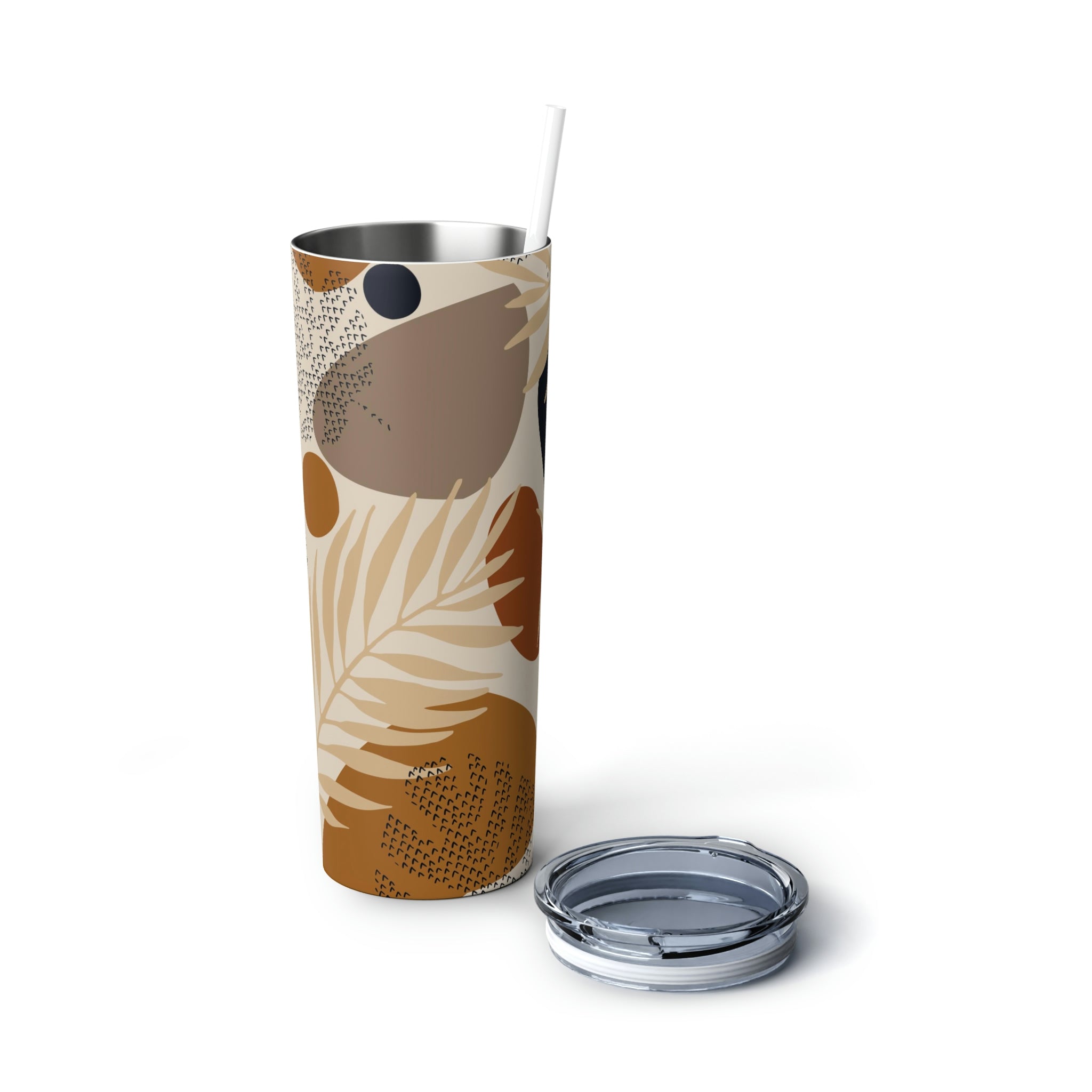 Slim Insulated Tumbler for Women - 20oz Leakproof Travel Coffee Mug for Iced & Hot Drinks - Perfect Office Gift for Her, Ideal for Commuting, Work & Outdoor Activities