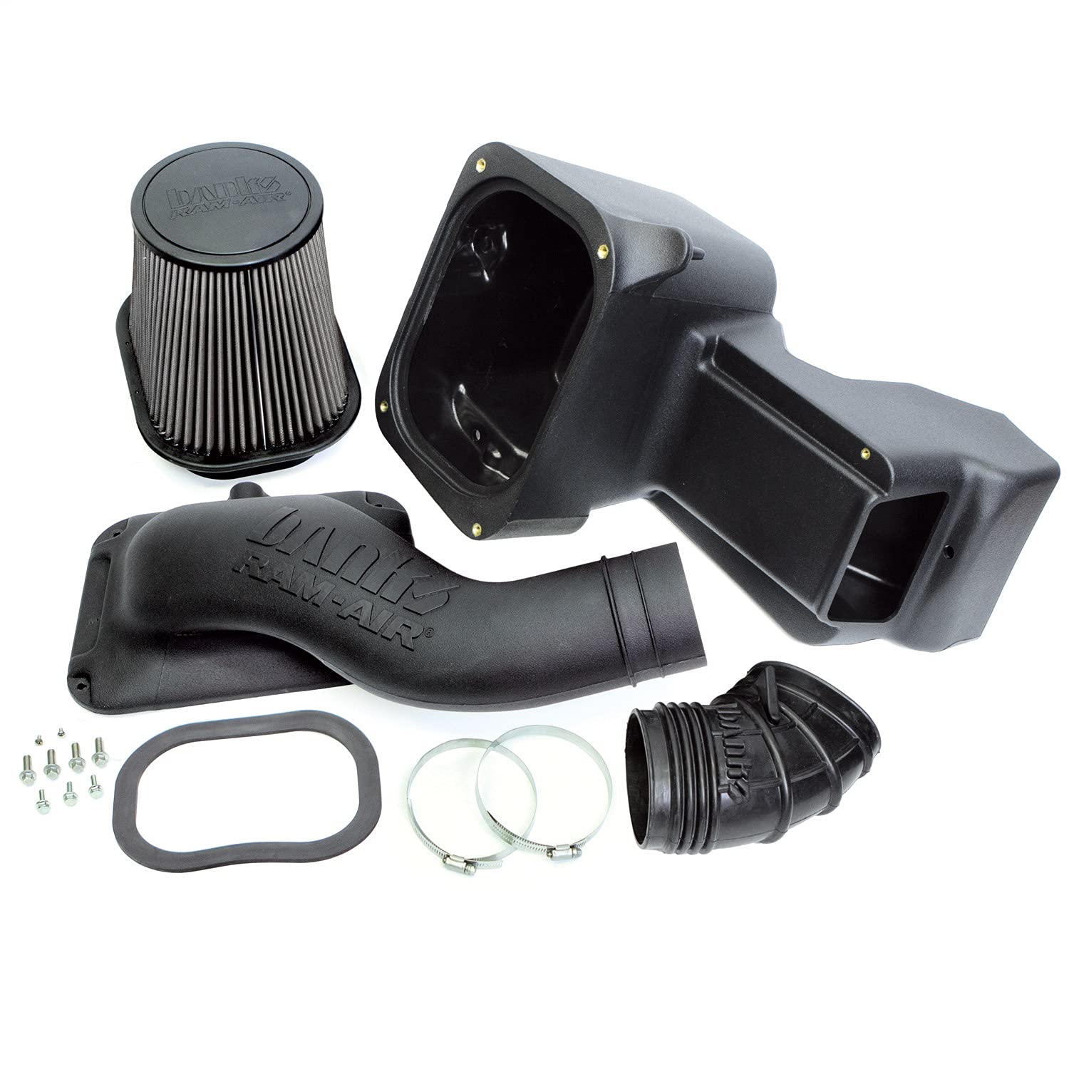 Banks Power Engineering 41890-D Ram Air Intake Kit for Ford F-250 Super Duty - High Performance Cold Air Intake System - Improves Engine Power & Fuel Efficiency for Off-Road & Towing