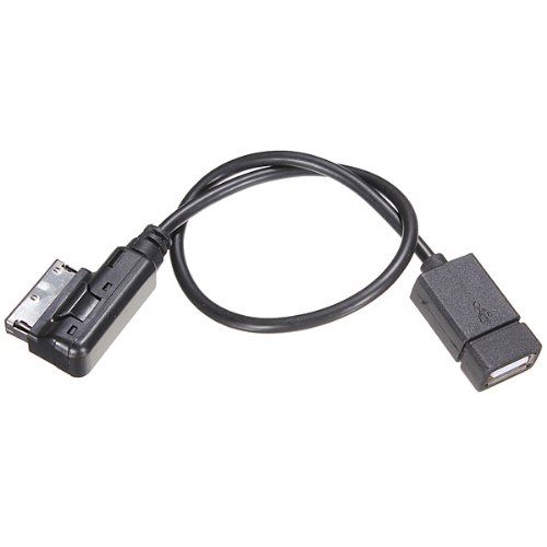 USB to AUX Audio Adapter Cable for Mercedes Benz - Female USB to 3.5mm Auxiliary Car Stereo Media Interface - Perfect for In-Car Music Streaming & Hands-Free Calling