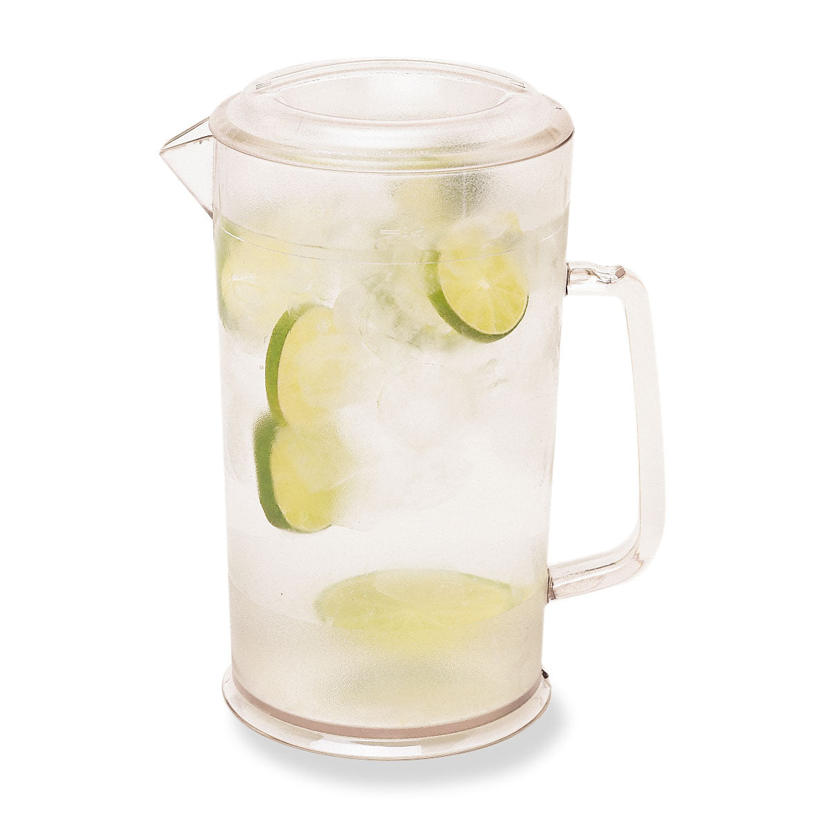 Cambro PC64CW135 CamView Pitcher with Lid - 64 oz Clear Plastic Measuring Container for Kitchen, Restaurant, and Catering - Perfect for Beverages, Food Storage, and Meal Prep