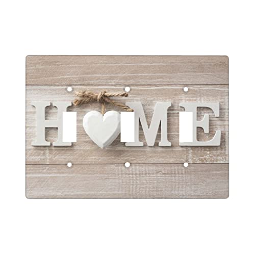 White Home Love Wall Plate