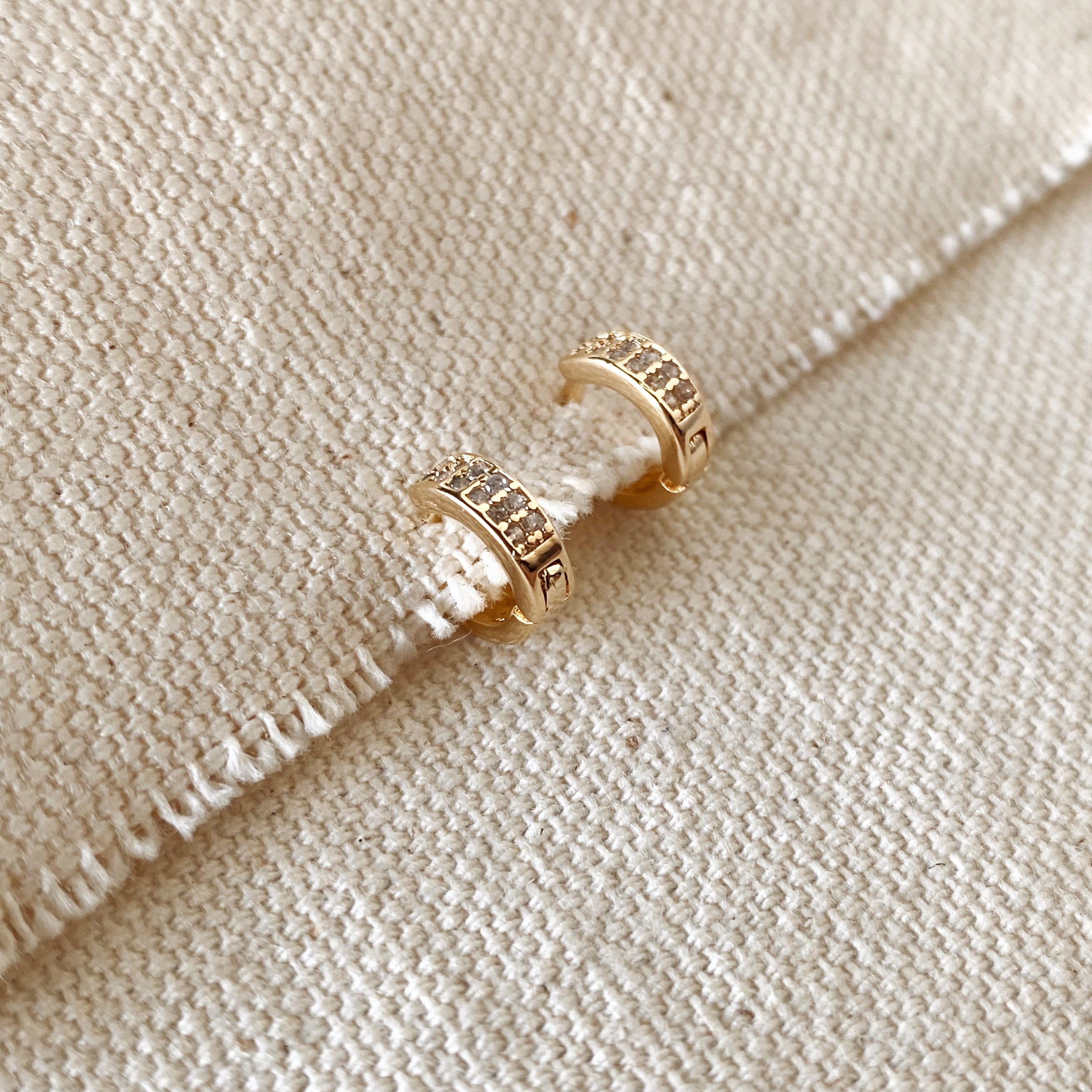 18K Gold Filled Petite Hoop Earrings for Women - Dainty Small Gold Hoops - Everyday Minimalist Jewelry Gift for Her - Perfect for Work, Date Night & Special Occasions