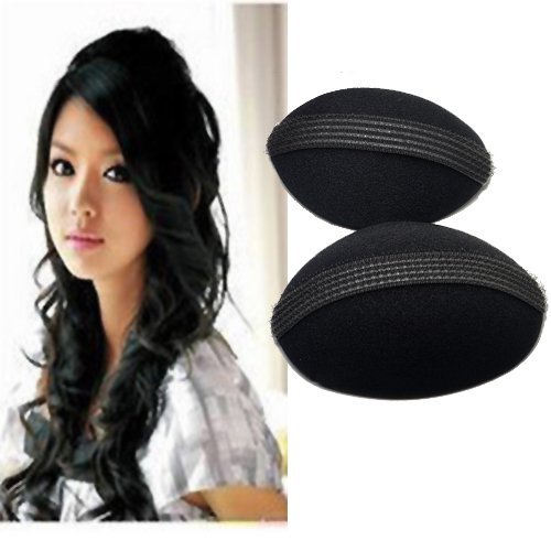 KI Hair Puff Set of 2 - Oval Shape Hair Volumizer & Styling Tool for Women & Girls - Create Bouncy Puffs & Volume - Perfect for Parties, Weddings & Everyday Hairstyles