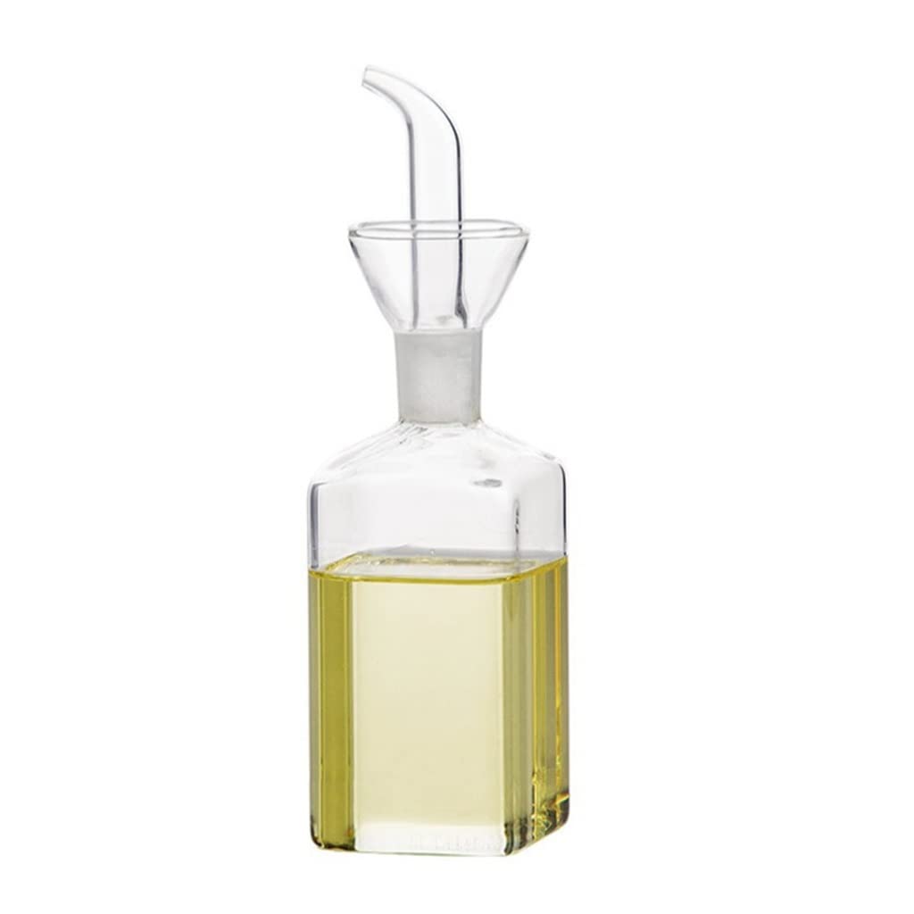 Premium High Borosilicate Glass Oil Sprayer - 500ml Leak-Proof Kitchen Oil Bottle for Cooking, Salad Dressing & Baking | Transparent Spice Dispenser for Home & Restaurant Use