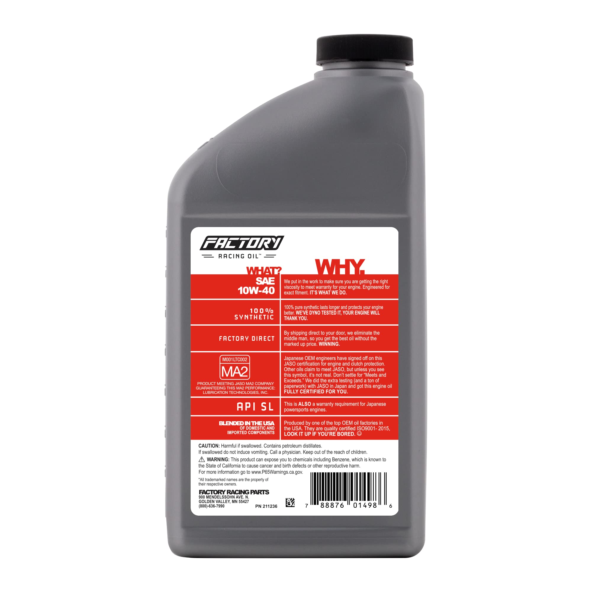 Yamaha Bruin 250 Full Synthetic Oil Change Kit - 2 Quarts SAE 10W-40 Oil, Oil Filter, Funnel & Sticker Included - Perfect for ATV Maintenance & Off-Road Vehicle Care