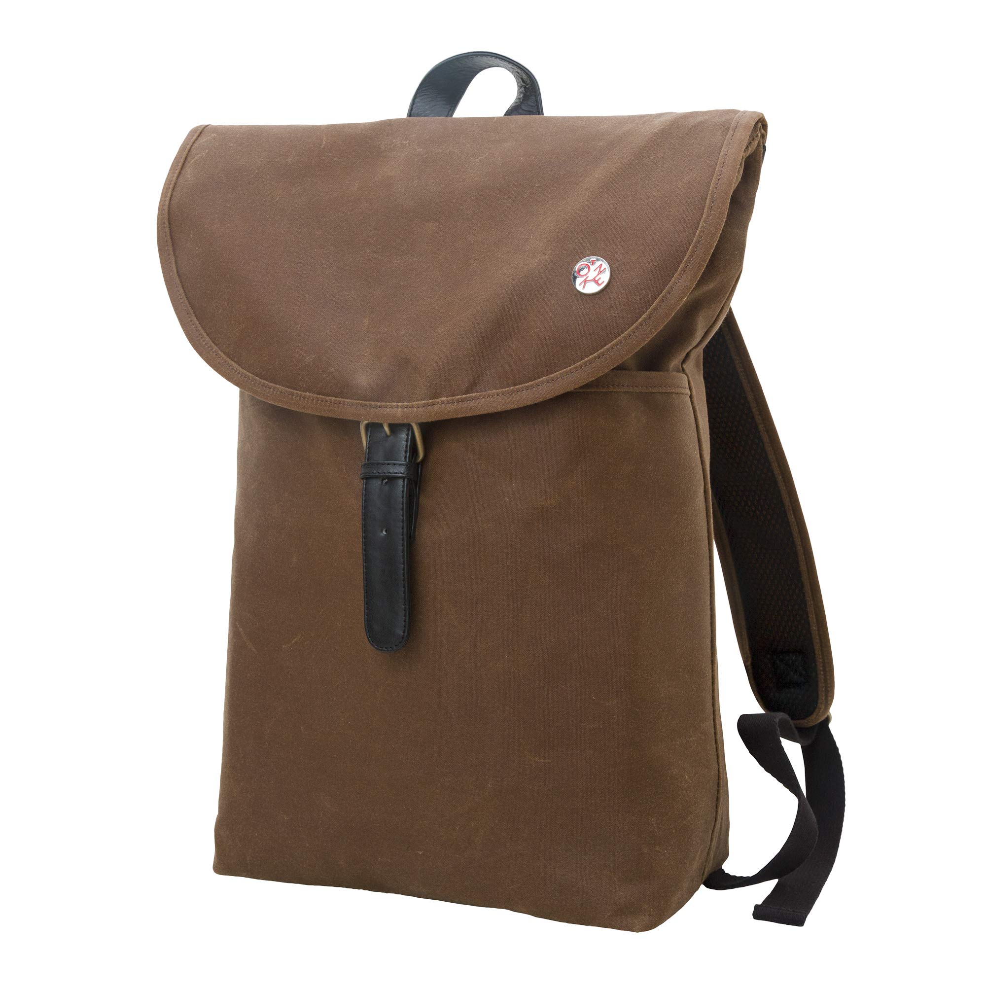 Token Waxed Canvas Backpack - Medium Size, Field Tan, Durable & Water-Resistant - Perfect for Travel, Hiking & Everyday Use