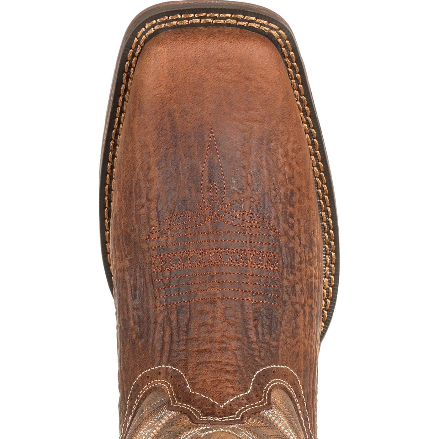 Durango Men's Rebel Western Boot - Genuine Leather Cowboy Boots for Men, Comfortable & Durable Riding Boots - Perfect for Rodeo, Country Music Festivals & Outdoor Adventures